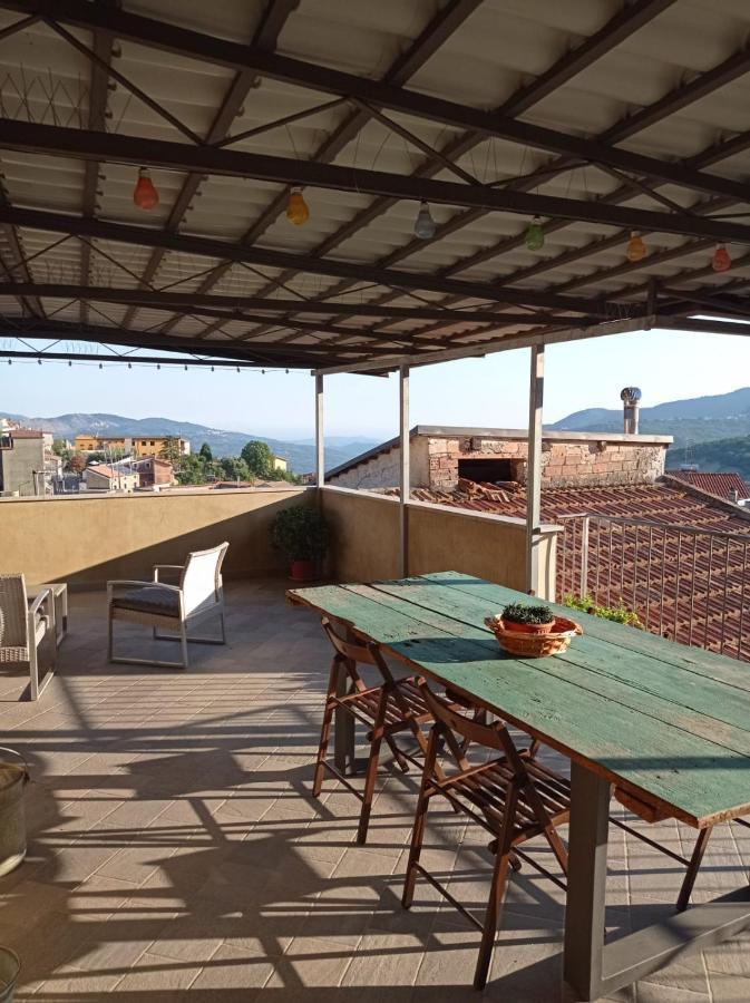 Casa Torre Con Terrazza Panoramica Villa Futani Buitenkant foto